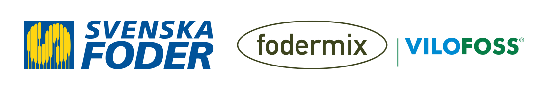 Logotyper för Svenska Foder, Fodermix, Vilofoss