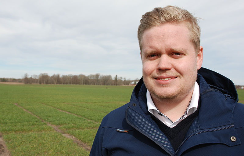 Oskar Gustafsson produktchef på Scandinavian Seed