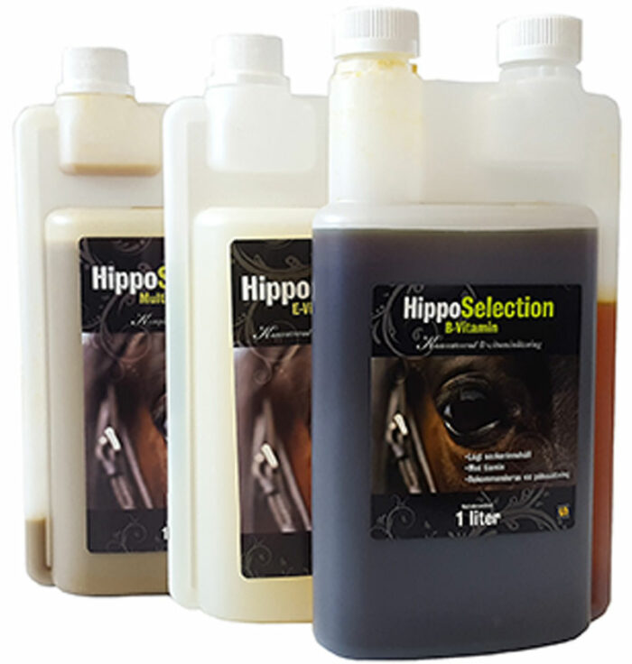 Flaskor med vitaminer från HippoSelection