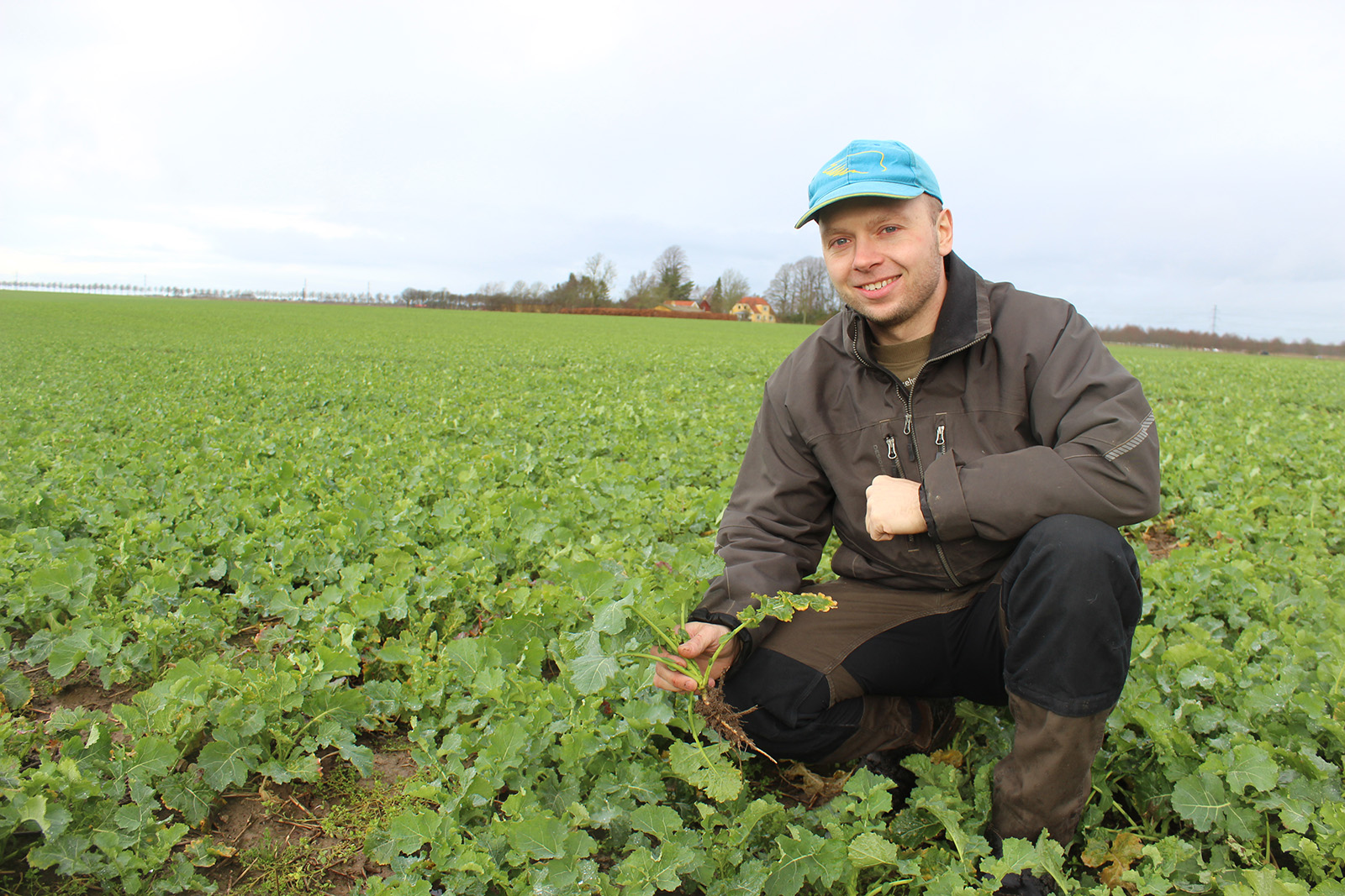 Allan Jensen är lantbrukare på familjverksamheten Askelygaard, i närheten av Roskilde