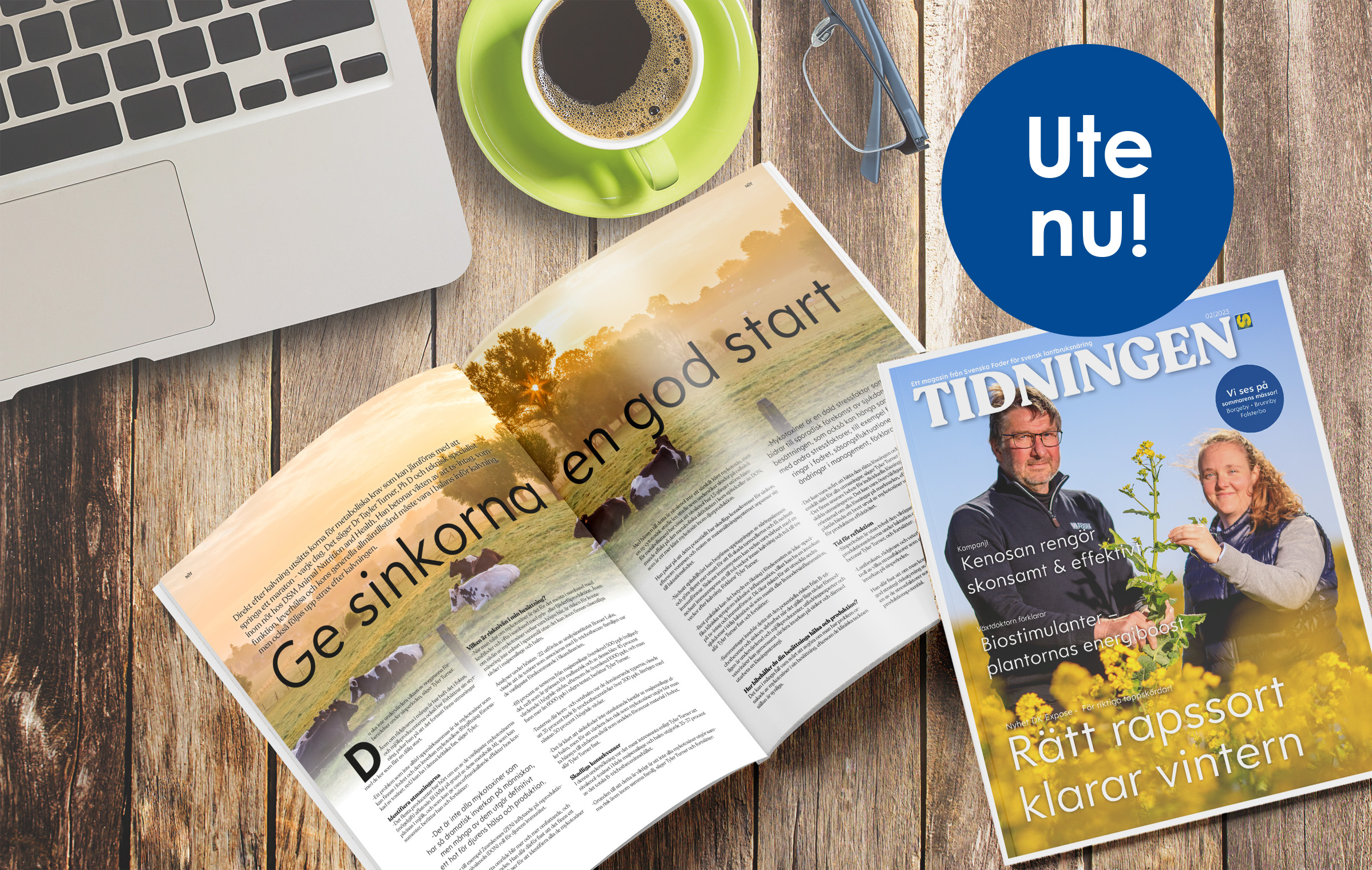 Tidningen nr 2 2023 ute nu! Ett magasin för svensk lantbruksnäring